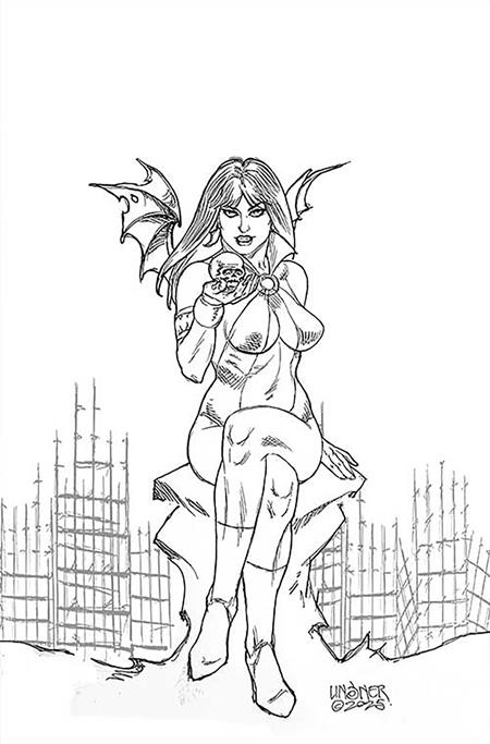 VAMPIRELLA ARMAGEDDON #1 CVR S INCENTIVE 1:20 JOSEPH MICHAEL LINSNER LINE ART VIRGIN VAR PRESALE 7/23