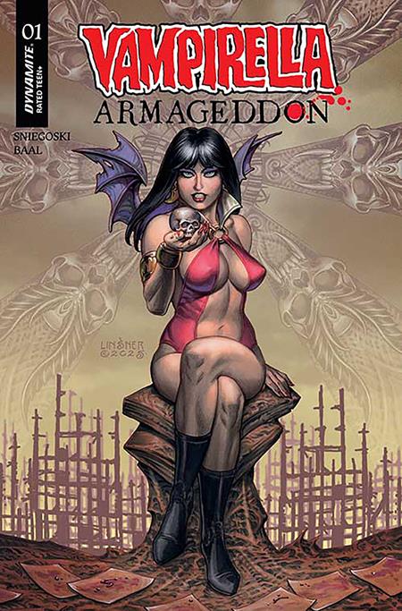 VAMPIRELLA ARMAGEDDON #1 CVR V INCENTIVE 1:7 JOSEPH MICHAEL LINSNER FOIL VAR PRESALE 7/23