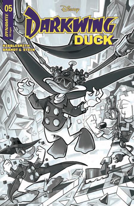 DARKWING DUCK #5 CVR F INCENTIVE 1:10 CIRO CANGIALOSI LINE ART VAR PRESALE 8/20