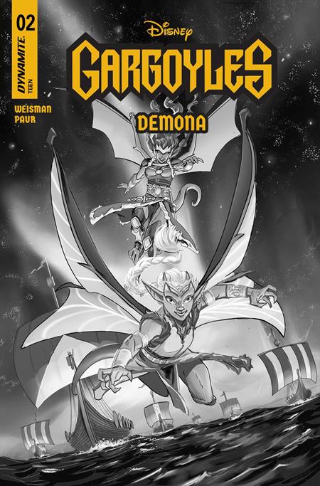 GARGOYLES DEMONA #2 CVR G INCENTIVE 1:10 FRANK PAUR LINE ART VAR PRESALE 7/30