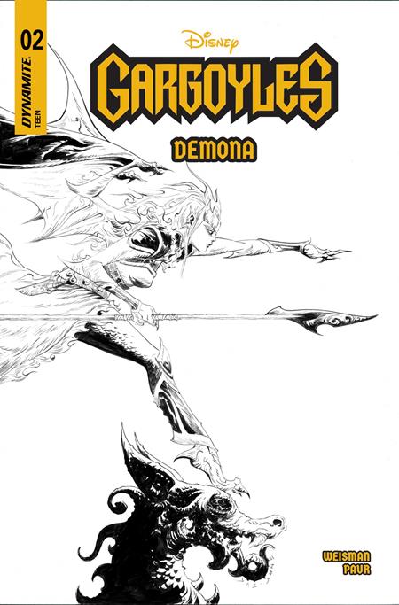GARGOYLES DEMONA #2 CVR K INCENTIVE 1:7 JAE LEE LINE ART FOC BONUS VAR PRESALE 7/30