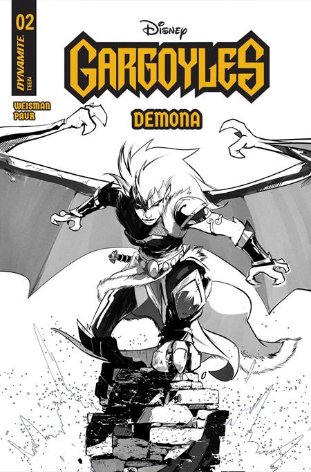 GARGOYLES DEMONA #2 CVR L INCENTIVE 1:7 SEBASTIAN PIRIZ LINE ART FOC BONUS VAR PRESALE 7/30