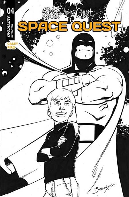 SPACE GHOST JONNY QUEST SPACE QUEST #3 CVR J INCENTIVE 1:10 MARK BAGLEY LINE ART VAR PRESALE 7/30