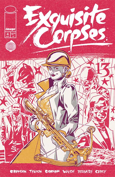 EXQUISITE CORPSES #4 CVR C MICHAEL WALSH POLYBAGGED & PLAYING CARD VAR (MR) PRESALE 8/27