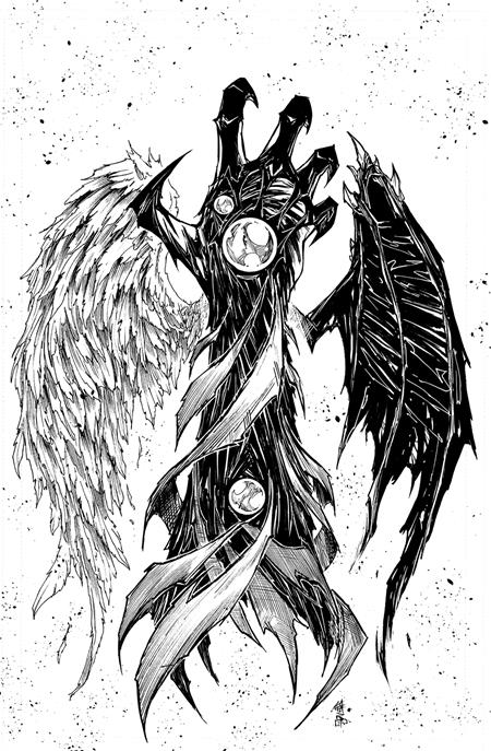 WITCHBLADE #13 CVR D INCENTIVE 1:10 GIUSEPPE CAFARO B&W VIRGIN VAR PRESALE 8/20