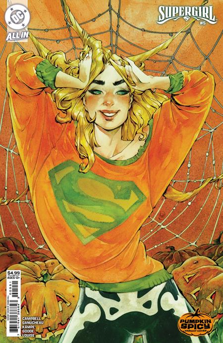 Supergirl #5 Chuma Hill “Pumpkin Spicy” Card Stock Variant