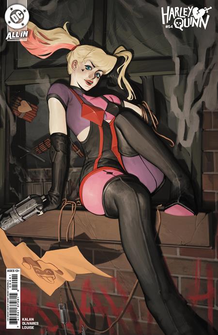 HARLEY QUINN #54 CVR E INCENTIVE 1:25 MANNY CARBONILLA CARD STOCK VAR PRESALE 09/24/2025