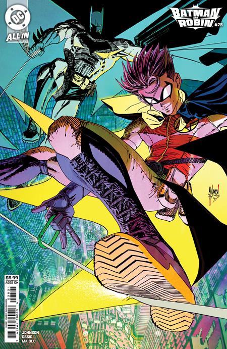 Batman and Robin #25 Guillem March Card Stock Variant