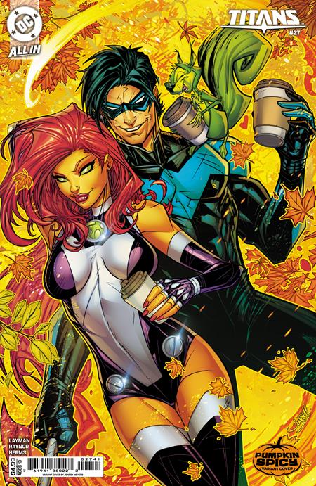 TITANS #27 CVR D JONBOY MEYERS PUMPKIN SPICY CARD STOCK VAR PRESALE 09/17/2025