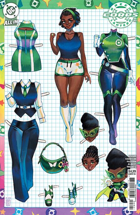 GREEN LANTERN CORPS #8 CVR B RIAN GONZALES CARD STOCK VAR (STARBREAKER SUPREMACY) PRESALE 9/10