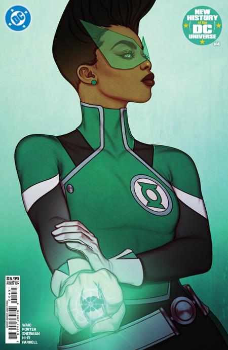 NEW HISTORY OF THE DC UNIVERSE #4 (OF 4) CVR C JENNY FRISON CARD STOCK VAR