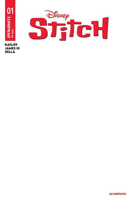 STITCH #1 CVR G BLANK AUTHENTIX VAR PRESALE 8/27