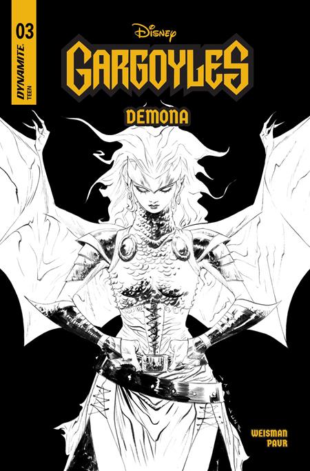 GARGOYLES DEMONA #3 CVR G INCENTIVE 1:10 JAE LEE LINE ART VAR