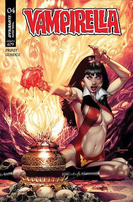 VAMPIRELLA (2025) #4 CVR H INCENTIVE 1:10 JAY ANACLETO VAR PRESALE 8/6