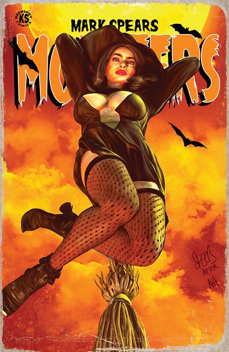 MARK SPEARS MONSTERS #7 CVR B MARK SPEARS HEXY THE WITCH JSA CLASSIFIED #1 HOMAGE VAR PRESALE 09/24/2025
