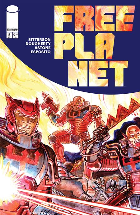 FREE PLANET #5 CVR A JED DOUGHERTY PRESALE 9/10