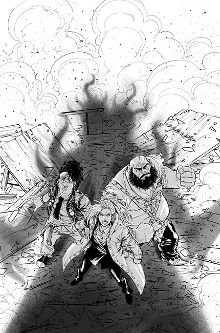 Valhallaw #3 (Of 5) Cover C 1:20 Pedro R M Andreo B&W