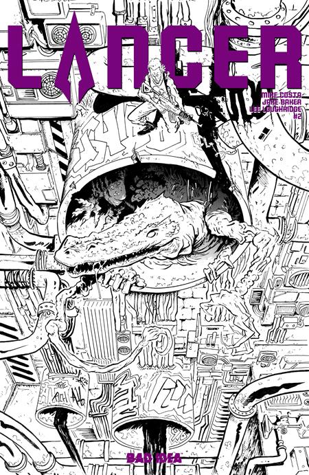Lancer #2 (Of 4) Cover D 1:20 Jake Baker B&W