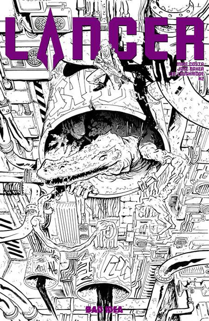Lancer #2 (Of 4) Cover D 1:20 Jake Baker B&W