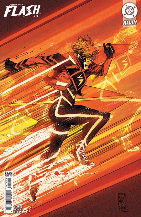 Absolute Flash #19 Cover B Denys Cowan Card Stock
