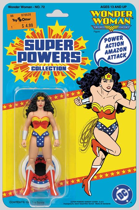Wonder Woman #72 Facsimile Edition Cover B Jason Geyer & Alex Saviuk Wonder Woman Super Powers Card Stock