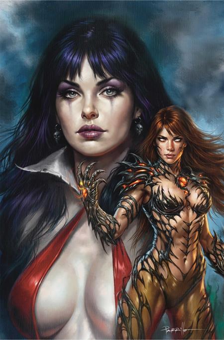 Vampirella X Witchblade Special #1 Cover G Lucio Parrillo Metal Premium