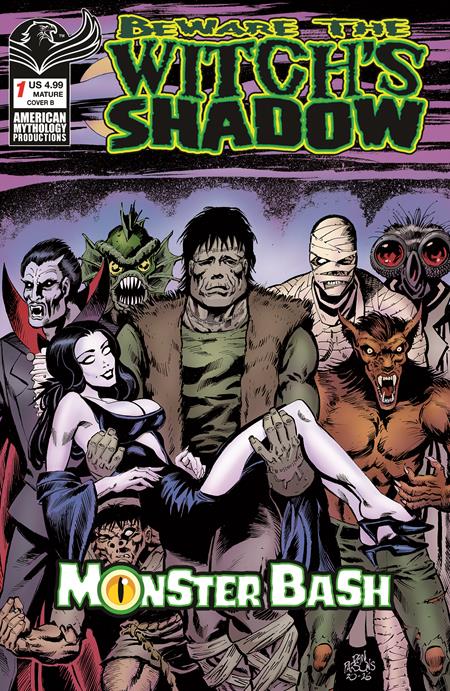 Beware the Witch's Shadow: Monster Bash #1 Cover B Dan Parsons