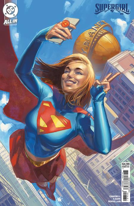 SUPERGIRL #6 CVR C BEN HARVEY CARD STOCK VAR PRESALE 10/08