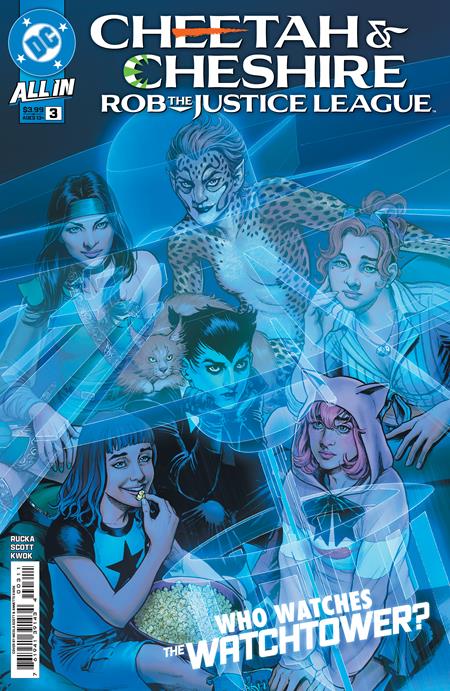 CHEETAH AND CHESHIRE ROB THE JUSTICE LEAGUE #3 (OF 6) CVR A NICOLA SCOTT PRESALE 10/01