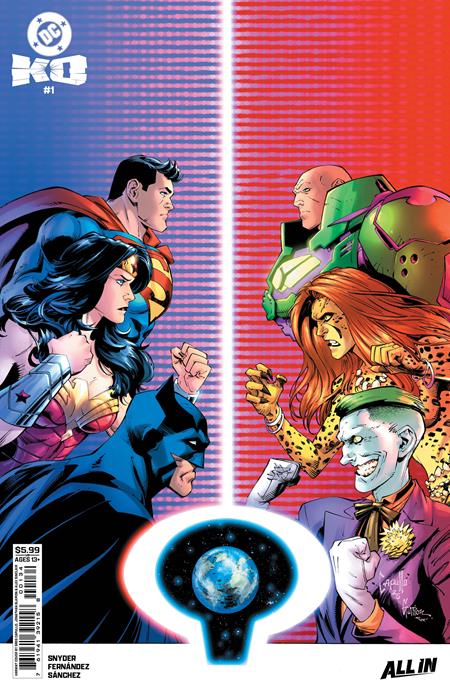 DC K.O. #1 (OF 5) CVR O GREG CAPULLO CARD STOCK VAR PRESALE 10/08