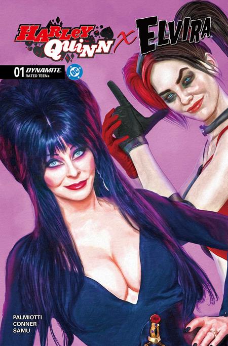 HARLEY QUINN X ELVIRA #1 CVR ZA INCENTIVE 1:15 MARK SPEARS PINK VIRGIN FOC BONUS VAR PRESALE 10/08