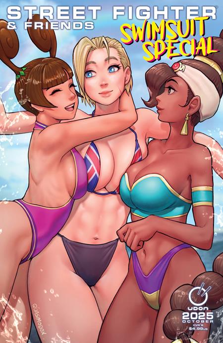 2025 STREET FIGHTER & FRIENDS SWIMSUIT SPECIAL #1 (ONE SHOT) CVR B QUASIMODOX VAR PRESALE 10/01