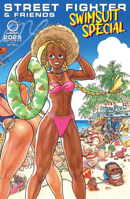 2025 STREET FIGHTER & FRIENDS SWIMSUIT SPECIAL #1 (ONE SHOT) CVR E INC 1:5 KINU NISHIMURA VAR PRESALE 10/01