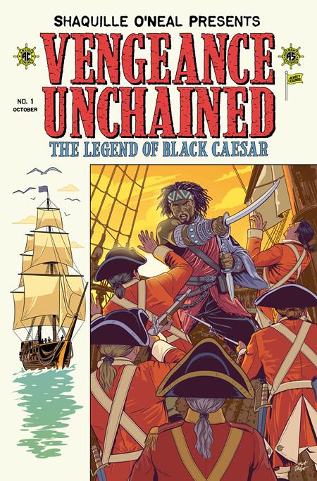 Shaquille O'Neal Presents… Vengeance Unchained: The Legend of Black Caesar #1 (Of 5) Cover B Matt Talbot EC Piracy Homage