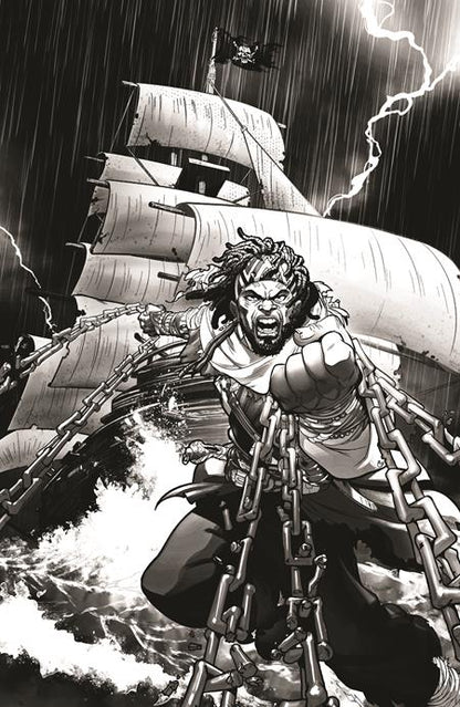 Shaquille O'Neal Presents… Vengeance Unchained: The Legend of Black Caesar #1 (Of 5) Cover H 1:20 Ray Anthony Height B&W Sketch