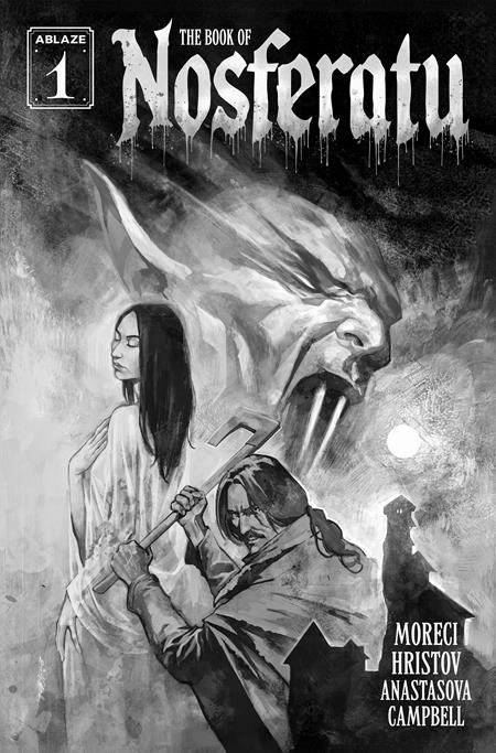 The Book of Nosferatu #1 (Of 4) Cover B Todor Hristov B&W