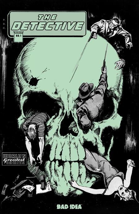 The Dectective #1 (Of 2) Cover F Gus Ricca Old Masters Glow in the Dark