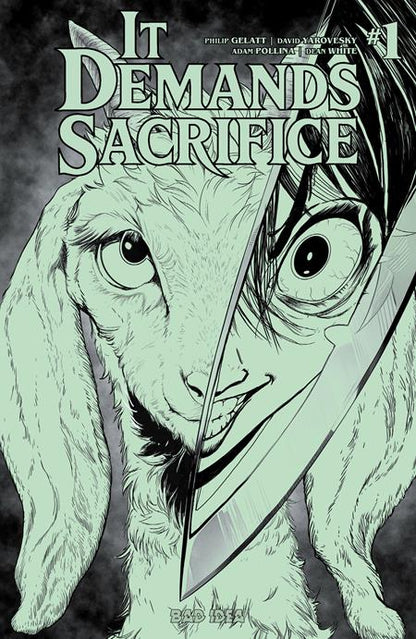 It Demands Sacrifice #1 (Of 4) Cover J Adam Pollina Glow in the Dark