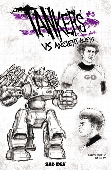 Tankers vs Ancient Aliens #5 (Of 5) Cover C Juan Jose Ryp Design