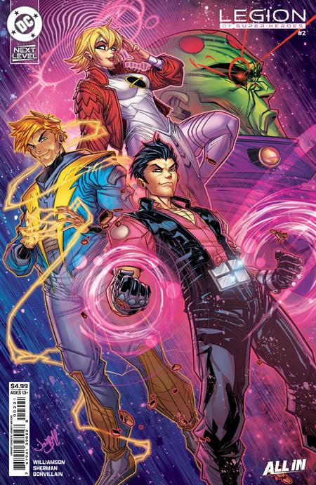 Legion of Super-Heroes #2 Cover B Jonboy Meyers Card Stock
