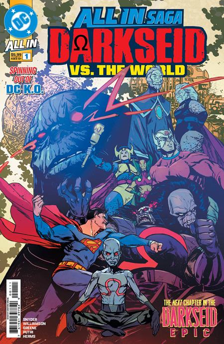 DC All In Saga: Darkseid vs. The World #1 Cover A Sanford Greene