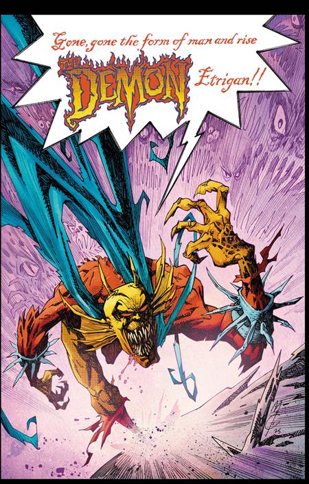 Demon #1 Cover G 1:25 John Mccrea Card Stock