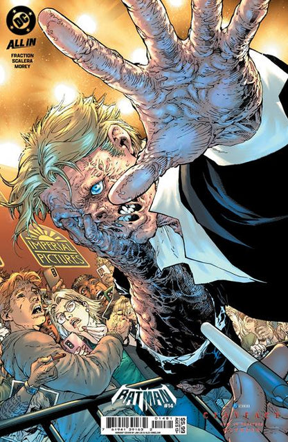 Batman #14 Cover G Jim Lee Clayface Movie Card Stock