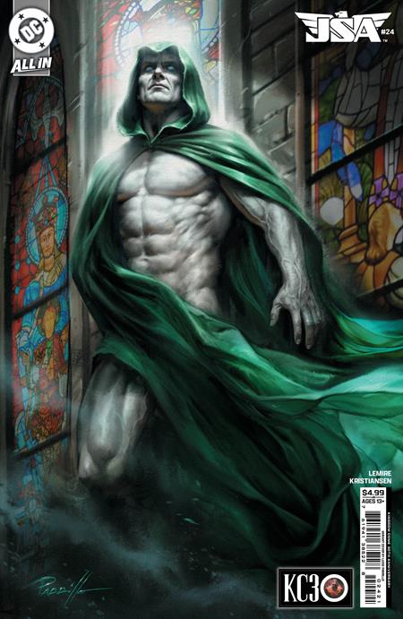 JSA #24 Cover C Lucio Parrillo Kingdom Come 30th Anniversary Card Stock