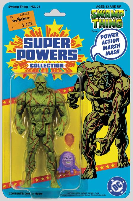 Swamp Thing #1 Facsimile Edition Cover B Jason Geyer & Alex Saviuk Swamp Thing Super Powers Card Stock