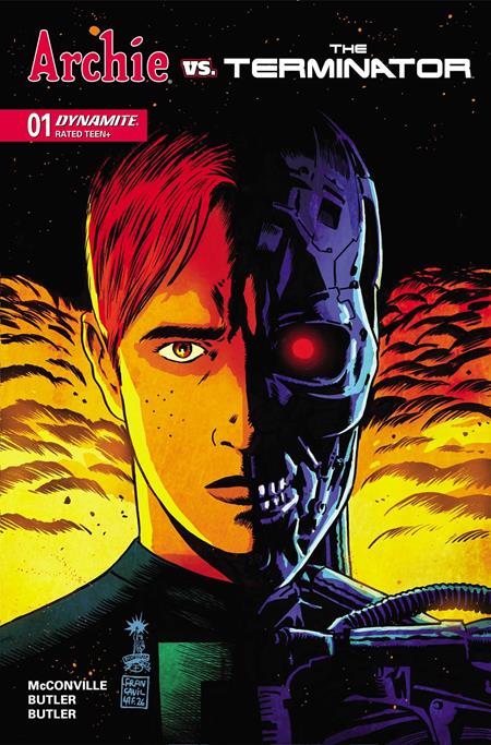 Archie Vs. The Terminator #1 Cover A Francesco Francavilla
