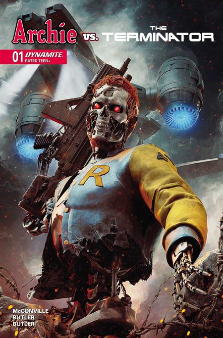 Archie Vs. The Terminator #1 Cover E Bjorn Barends Foil