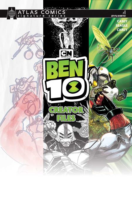 Ben 10 Creator Files #1 Cover C Robert Carey Atlas Edition Signed by Joe Casey