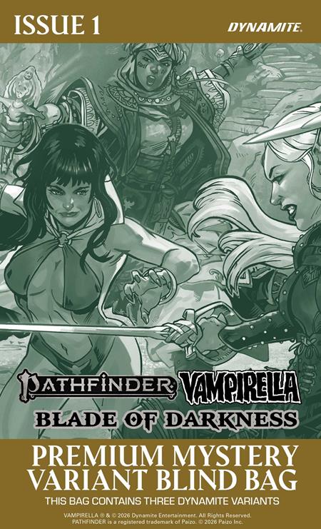 Pathfinder / Vampirella: Blade Of Darknes #1 Cover G Premium Mystery Blind Bag