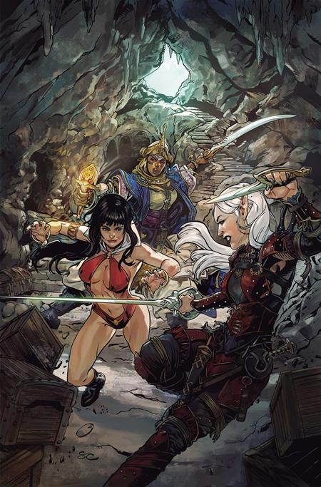 Pathfinder / Vampirella: Blade Of Darknes #1 Cover J 1:20 Steven Cummings Virgin